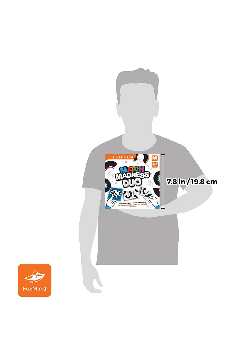 FoxMind Match Madness Duo Matching Game, Ages 8+, Alternate, color, 