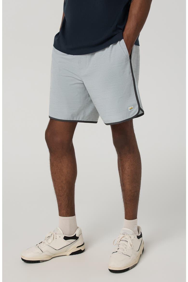 Banks Shorts, Alternate, color, BLUE HAZE SLUB STRIPE