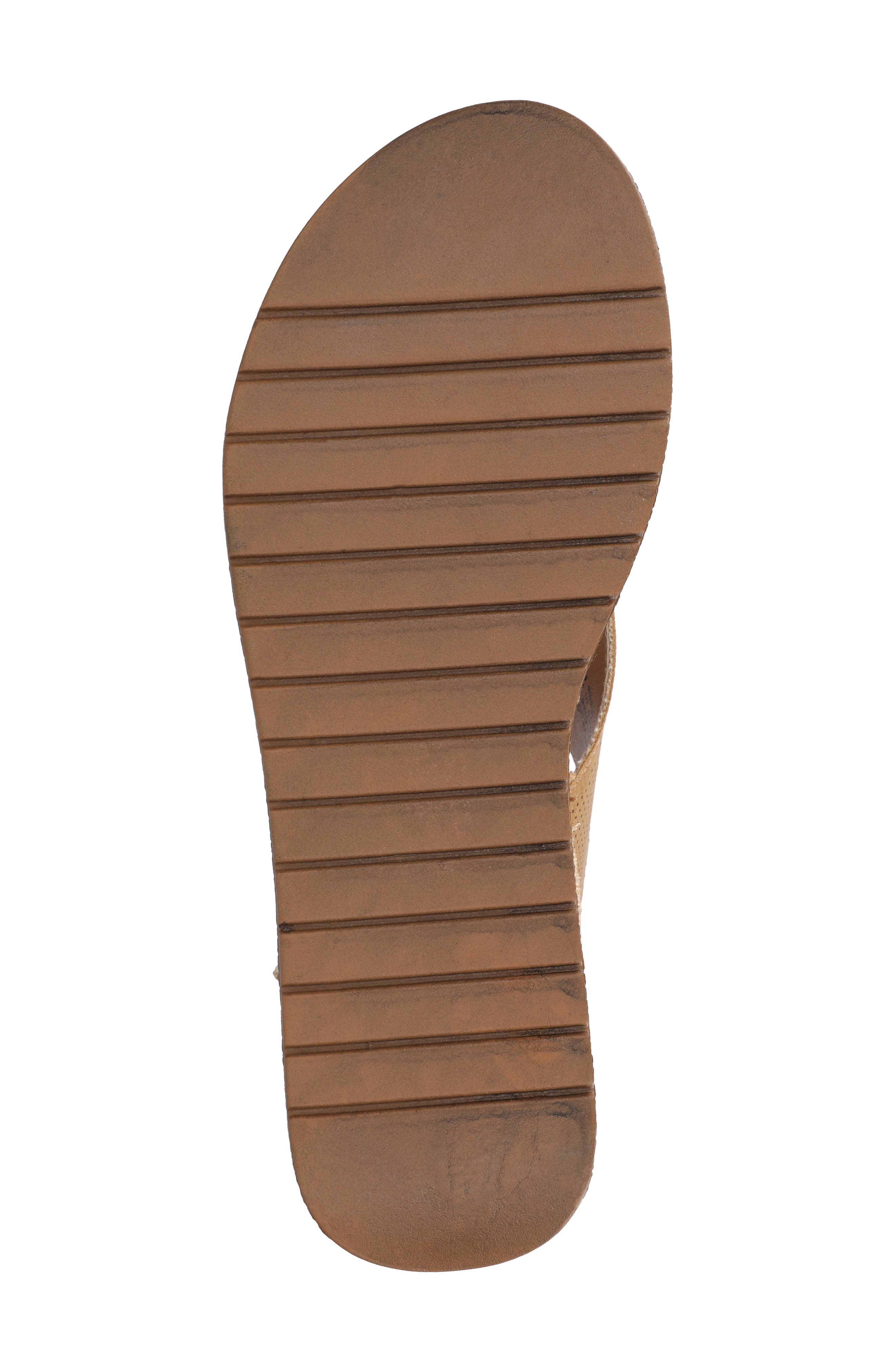 JOURNEE Mckell Wedge Sandal, Alternate, color, TAN
