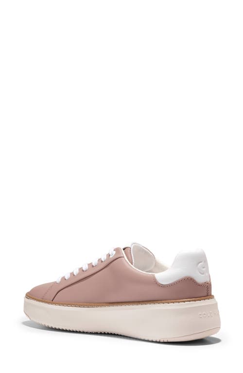Shop Cole Haan Grandpro Topspin Sneaker In Fawn/white/crystal Gray