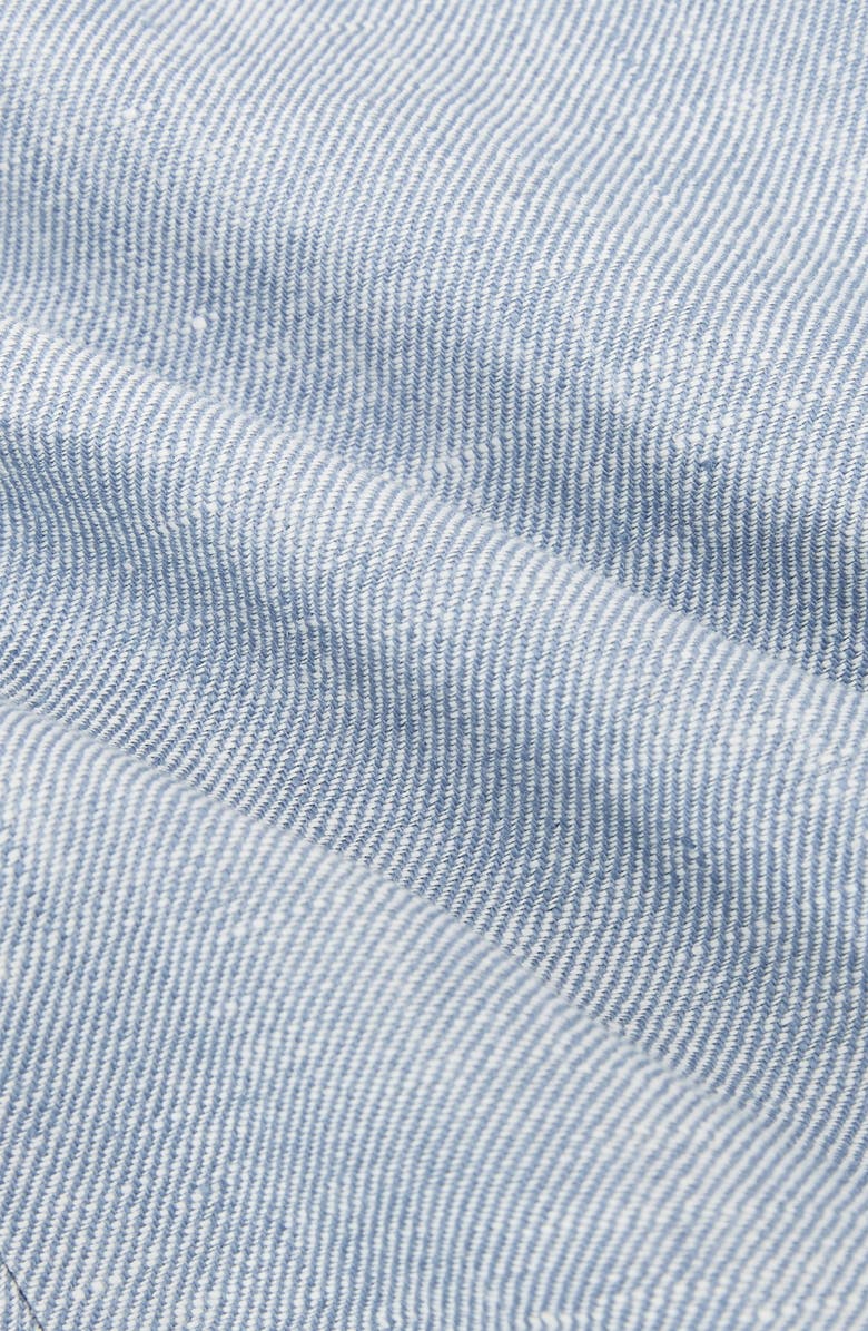 Reiss Atlantic Linen Trousers, Alternate, color, Soft Blue
