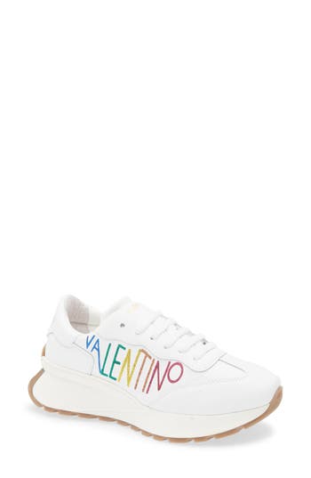 Valentino By Mario Valentino Reginal Sneaker In White