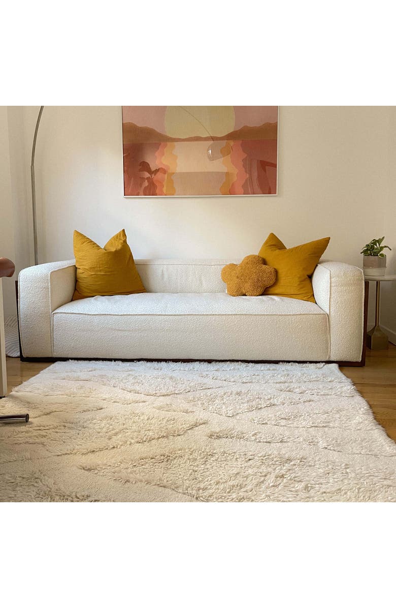 Lorena Canals Woolable Rug Enkang Ivory, Alternate, color, Natural, Champagne Arabesque