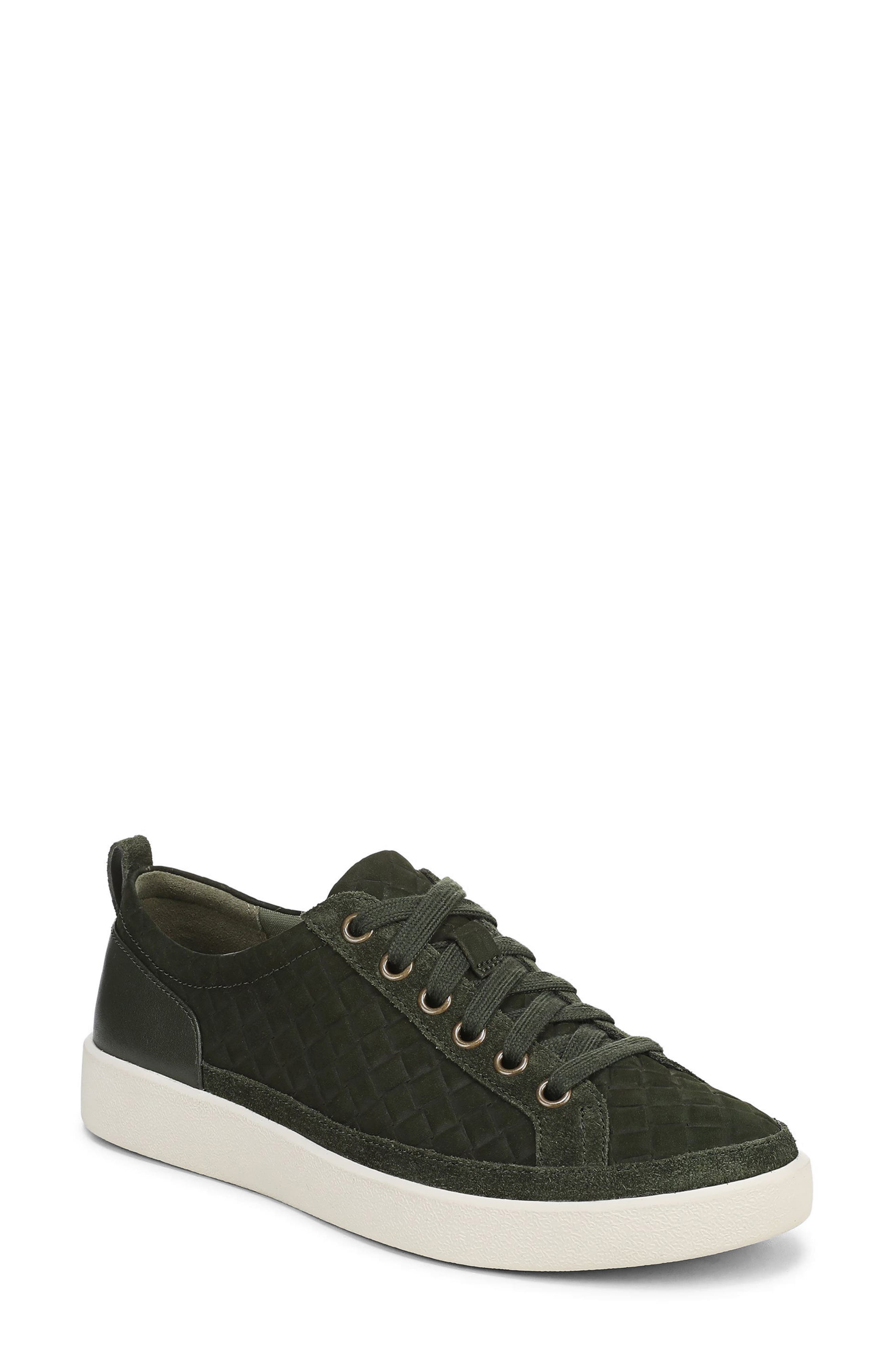 Winny Low Top Sneaker, Main, color, OLIVE MOSS LEATHER