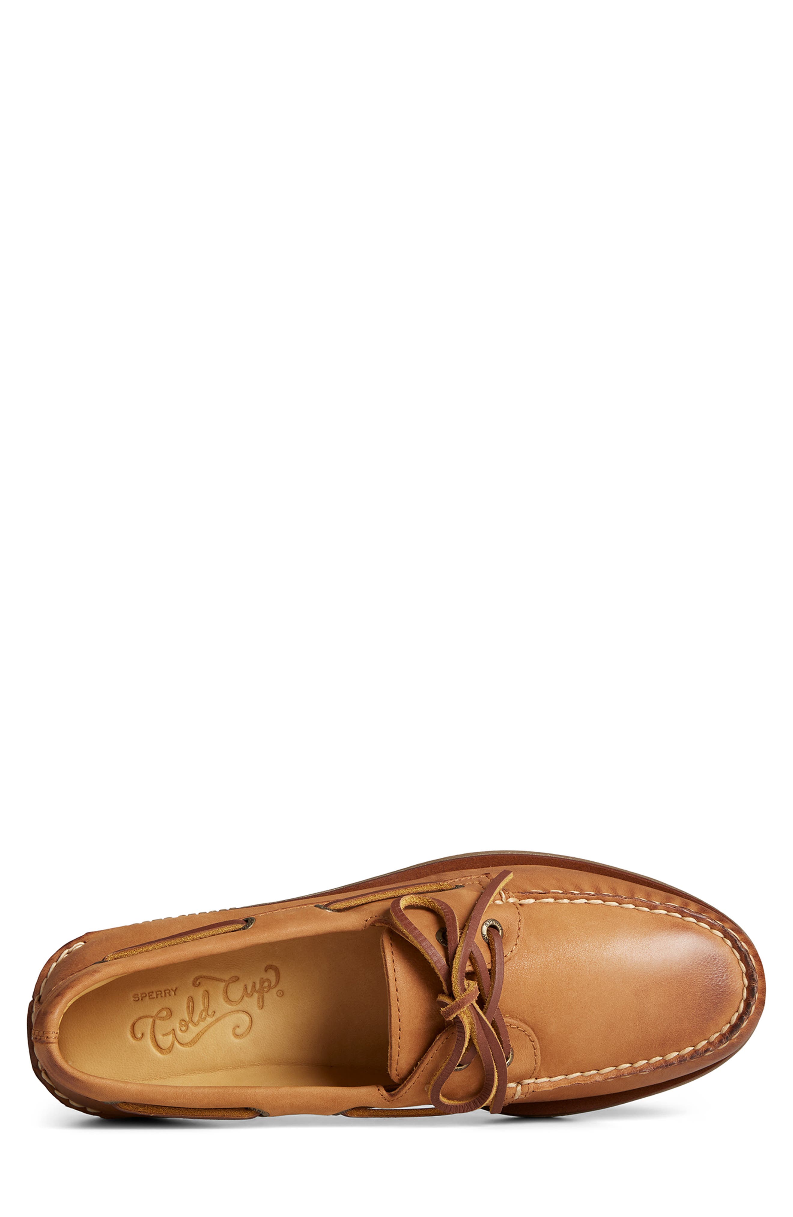 Sperry Gold Cup Original Authentic 2-Eye Boat Shoe, Alternate, color, Medium Beige