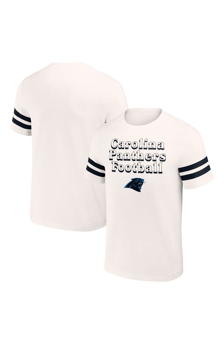 NFL X DARIUS RUCKER Men's NFL x Darius Rucker Collection by Fanatics Cream Carolina Panthers Vintage T-Shirt, Alternate, color, Cream