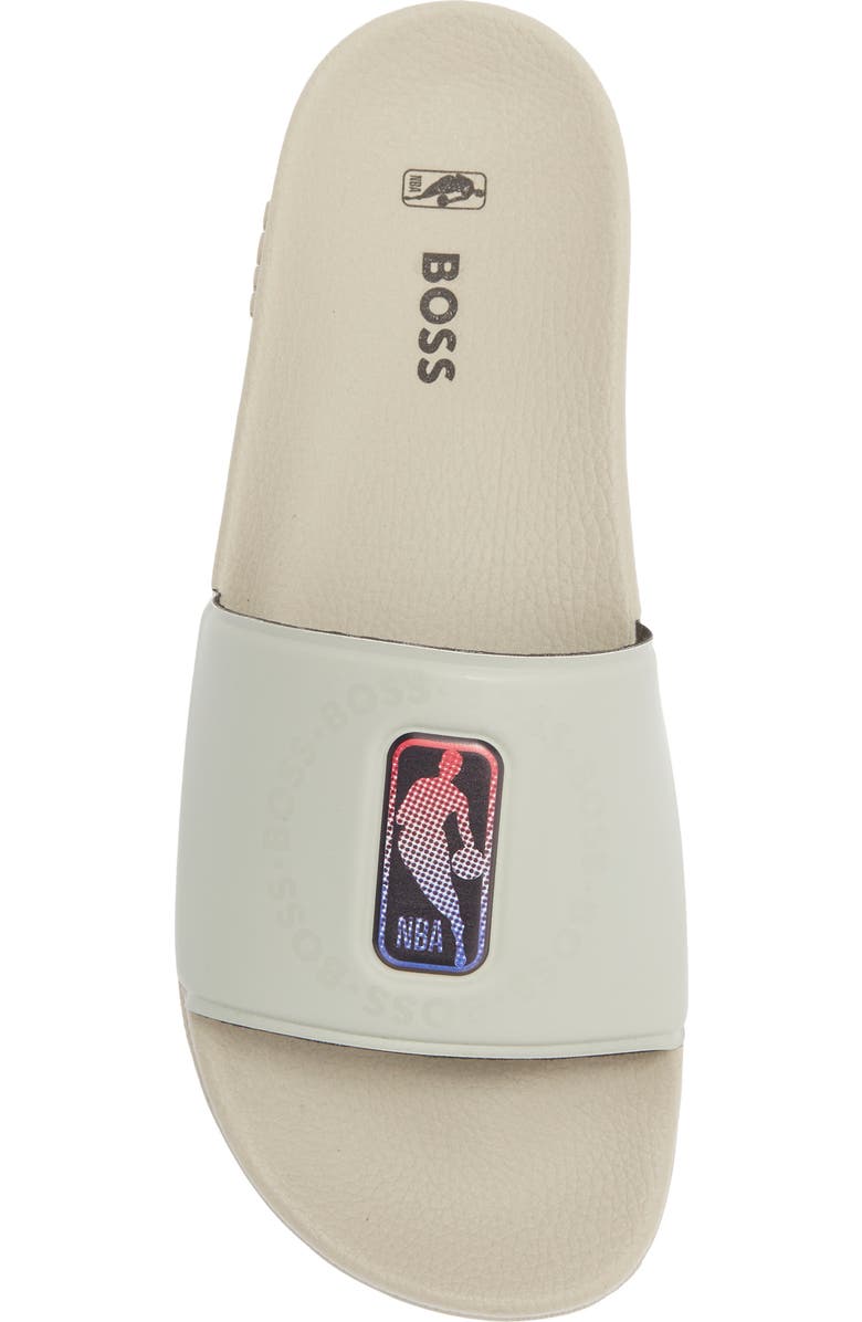 BOSS Kyron Leather Derby, Alternate, color, Light Beige