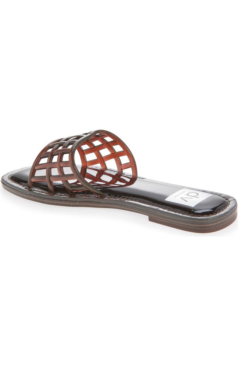 DV by Dolce Vita Jinney Lattice Slide Sandal, Alternate, color, Brown