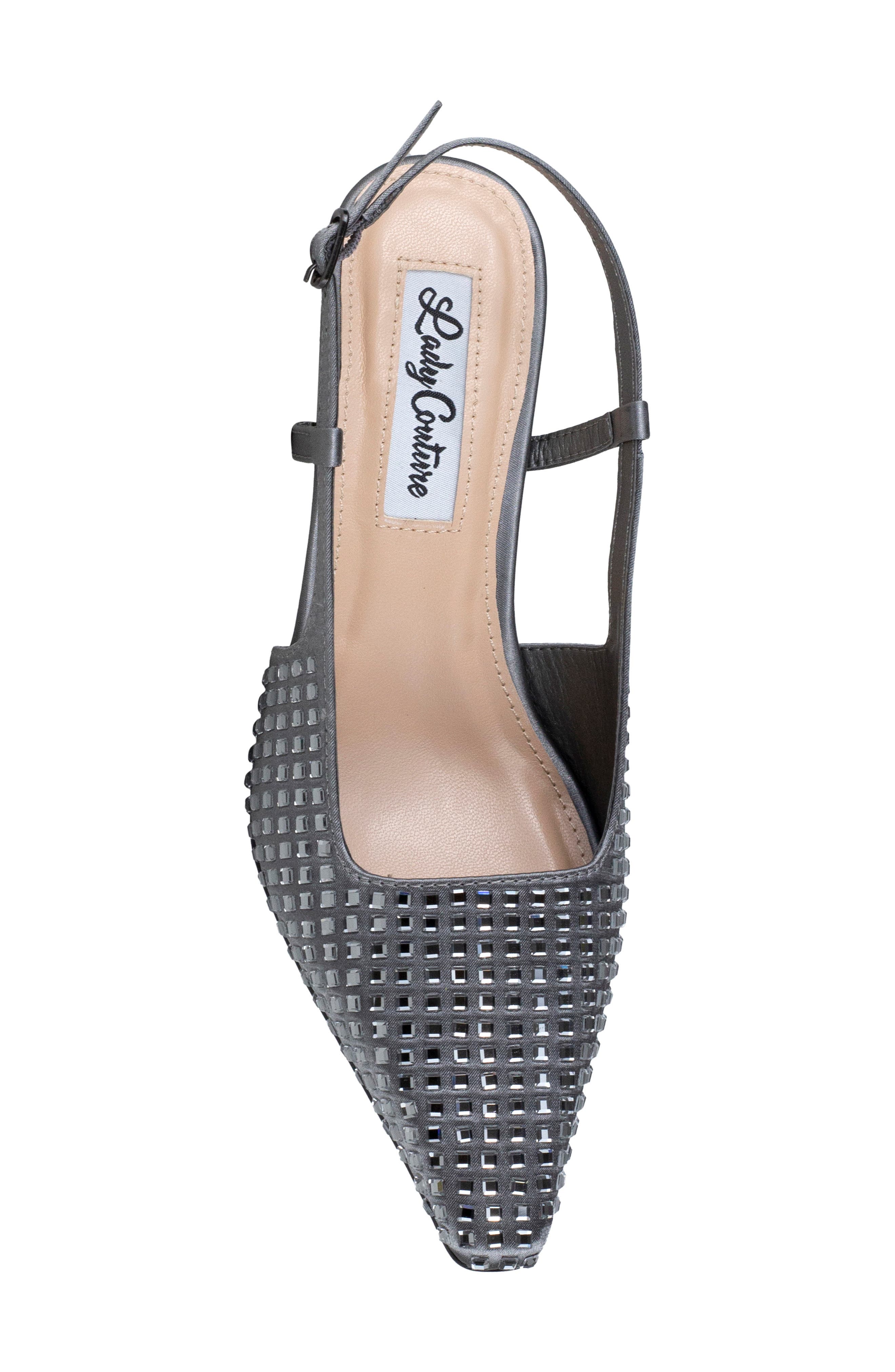 LADY COUTURE Shananr Slingback Pump, Alternate, color, Pewter