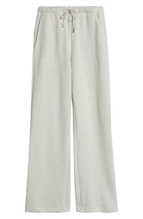 Elwood Core Organic Cotton Straight Leg Sweatpants In White