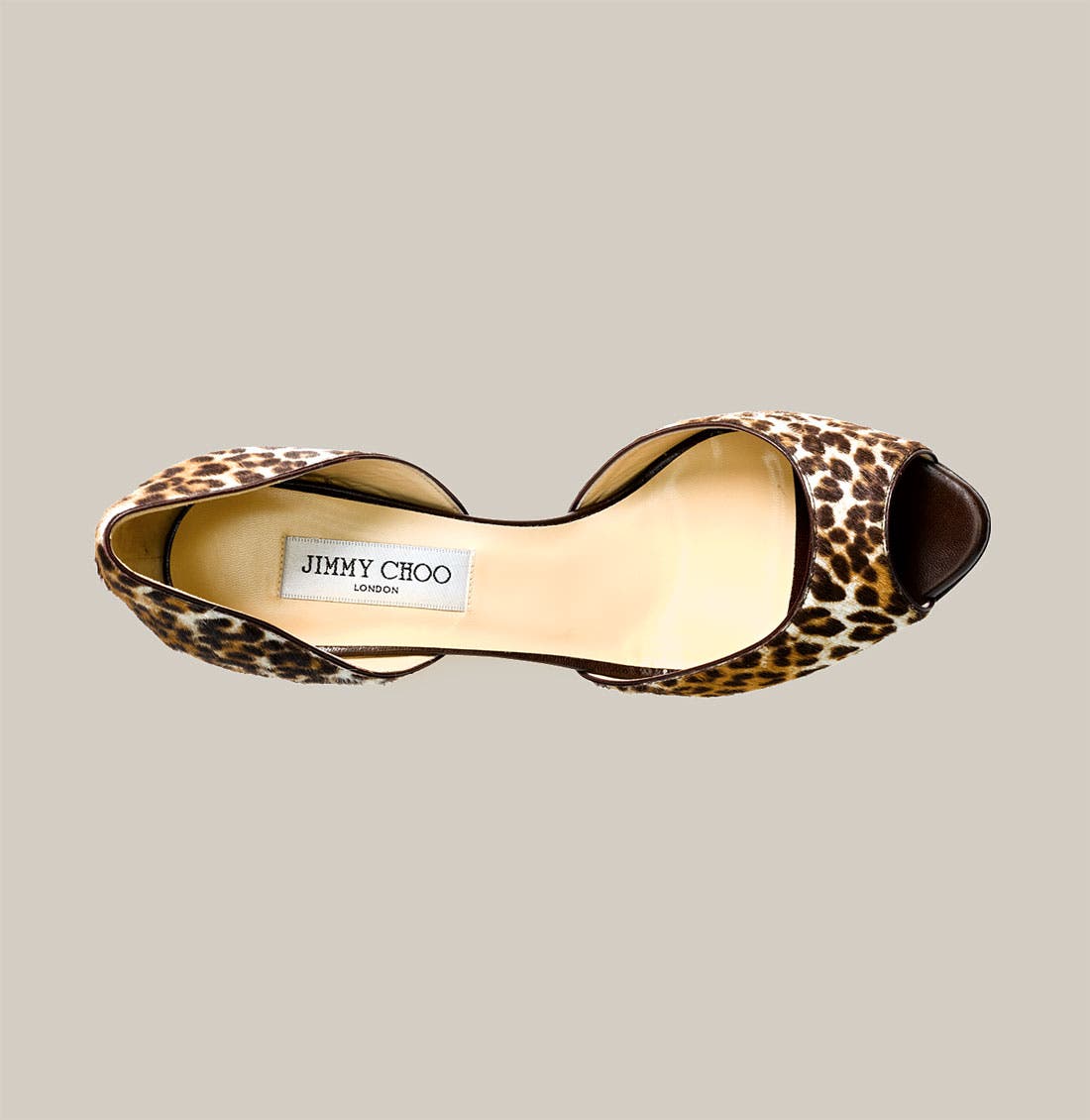 Leopard Print Calf Hair d'Orsay Pump, Alternate, color, LEOPARD PRINTED PONY
