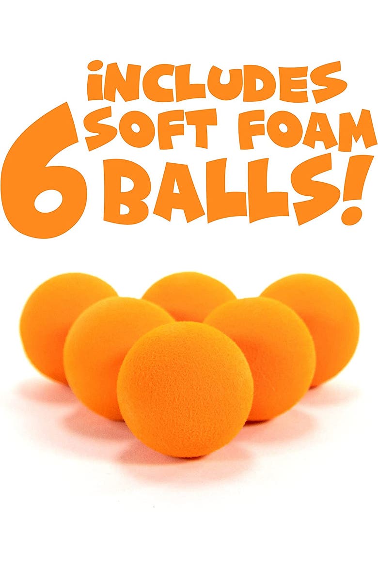 T-Rex Ball Popper Toy - Includes 4 Soft Foam Balls - Squeeze to Pop, Alternate, color, Green