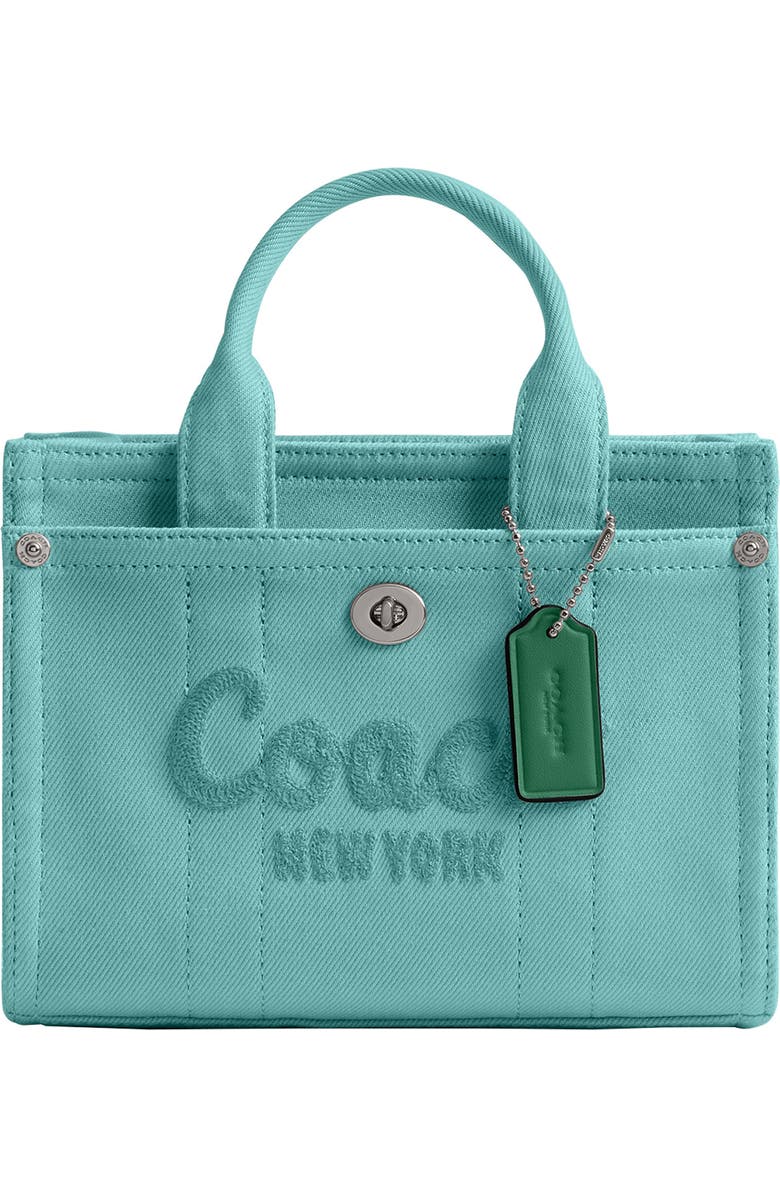 COACH Denim Cargo Tote 20, Main, color,
