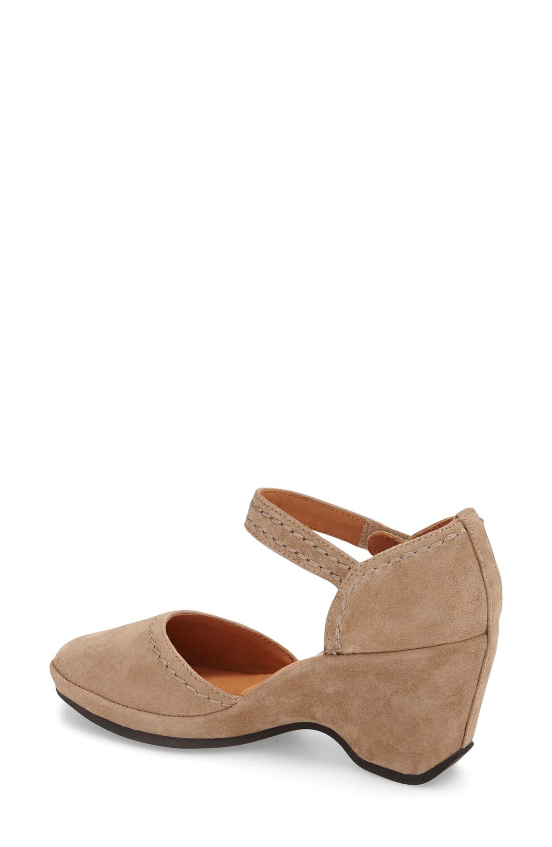 Orva Wedge Sandal, Alternate, color, TAUPE SUEDE