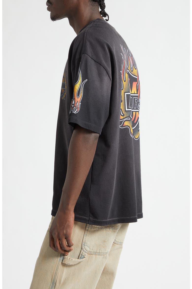 AMIRI Oversize MA Flames Graphic T-Shirt (Men) | Nordstrom
