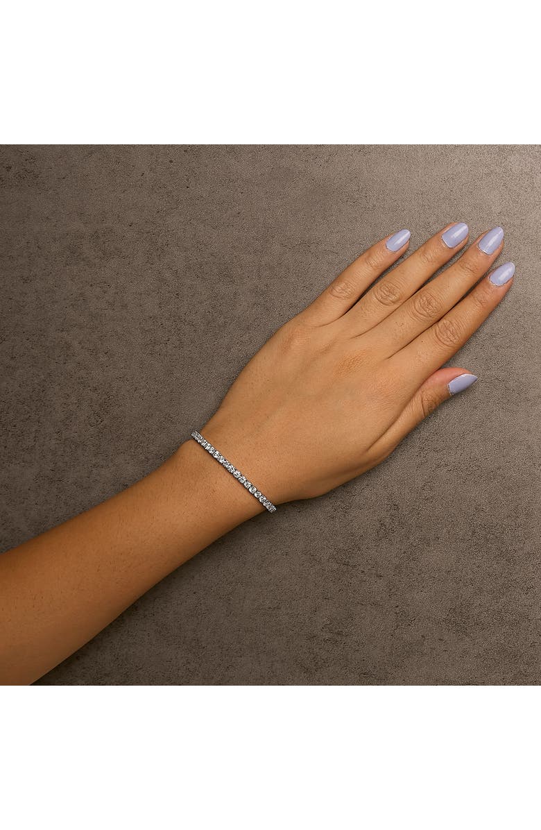 Haus of Brilliance 14K White Gold 7.0 cttw 4-Prong Set Lab Grown Diamond 7" Tennis Bracelet, Alternate, color, White