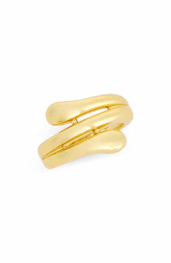 Argento Vivo Sterling Silver Swirl Bypass Ring