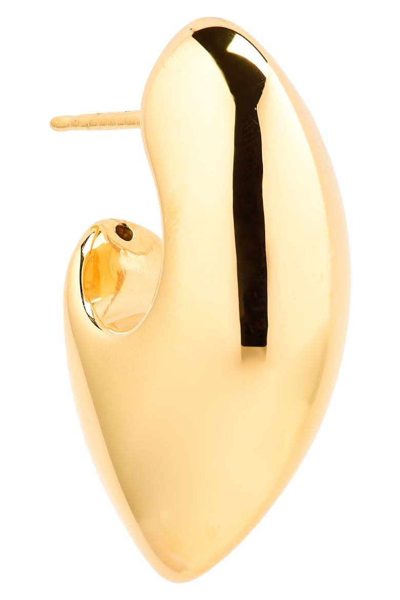 Small Claw Earrings, Alternate, color, 8120 YELLOW GOLD