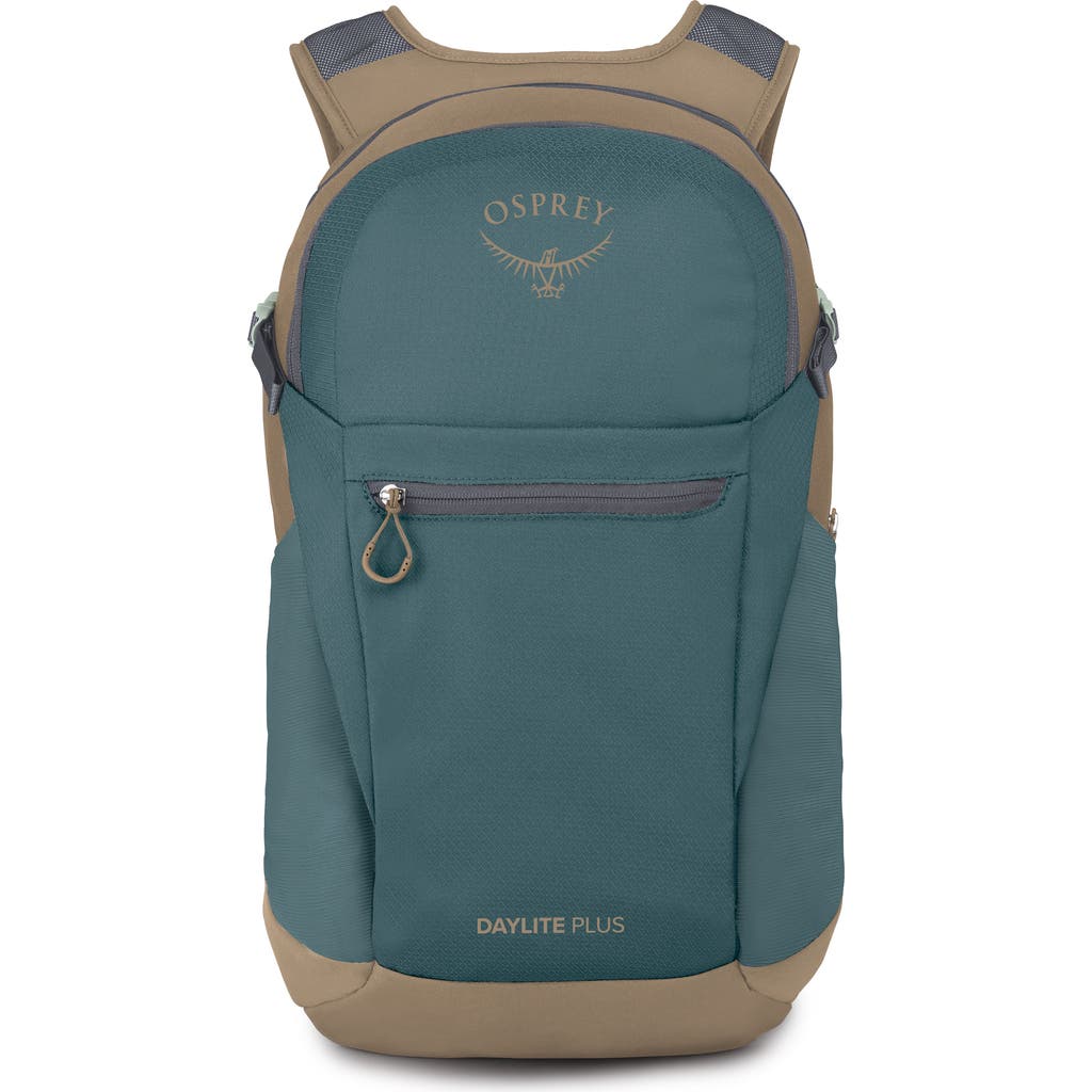Osprey Daylite Plus Backpack In Cascade Blue/latte Brown