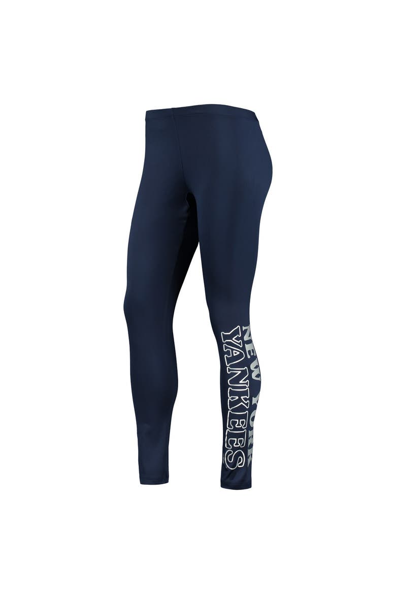 Women's G-III 4Her by Carl Banks Navy New York Yankees Stadium Lightweight Leggings, Alternate, color, Navy