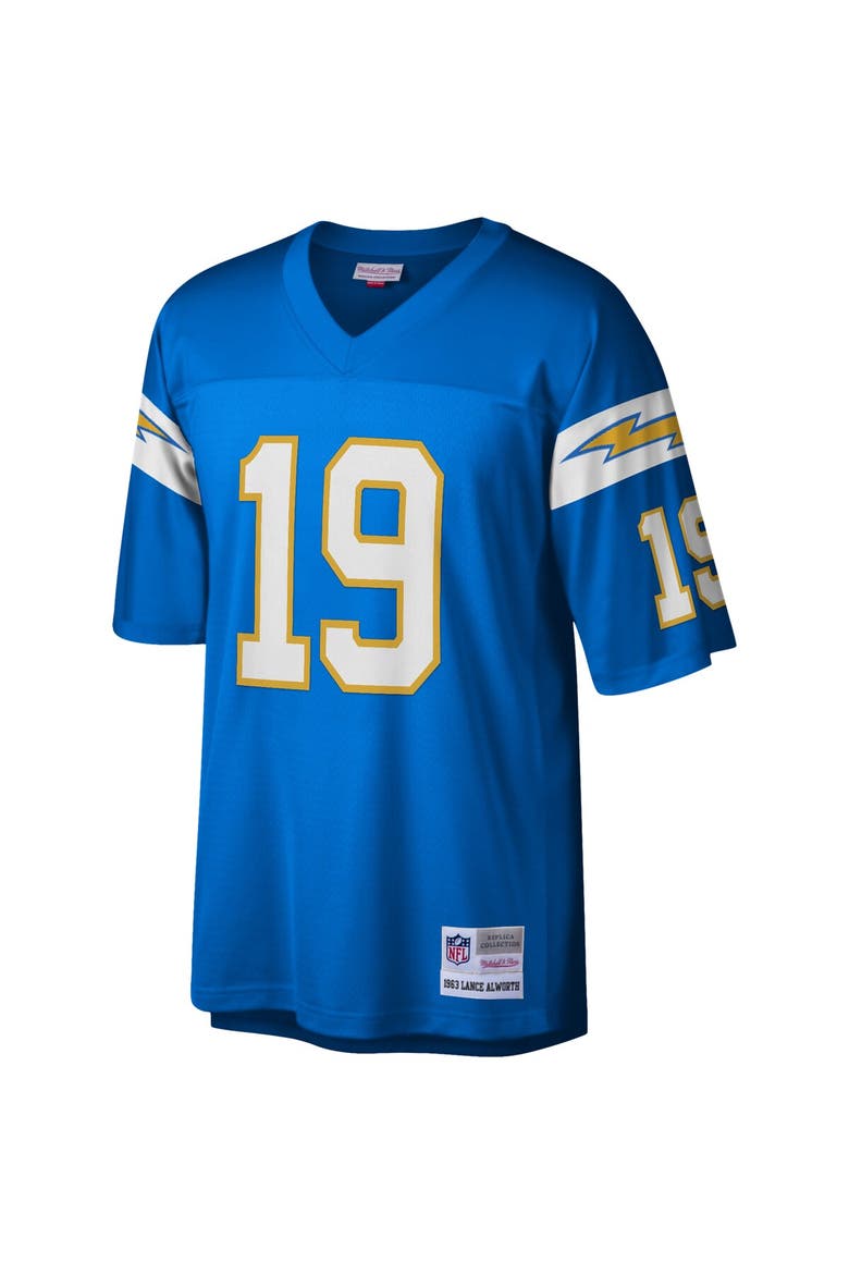 Men's Mitchell & Ness Lance Alworth Powder Blue Los Angeles Chargers Legacy Replica Jersey, Alternate, color, Powder Blue