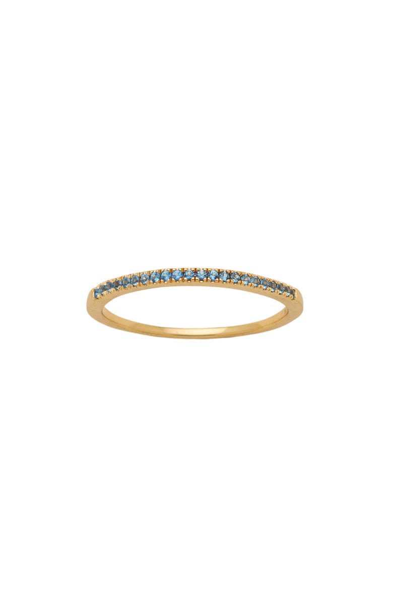 MADE BY MARY Birthstone Stacking Ring, Main, color, Gold December