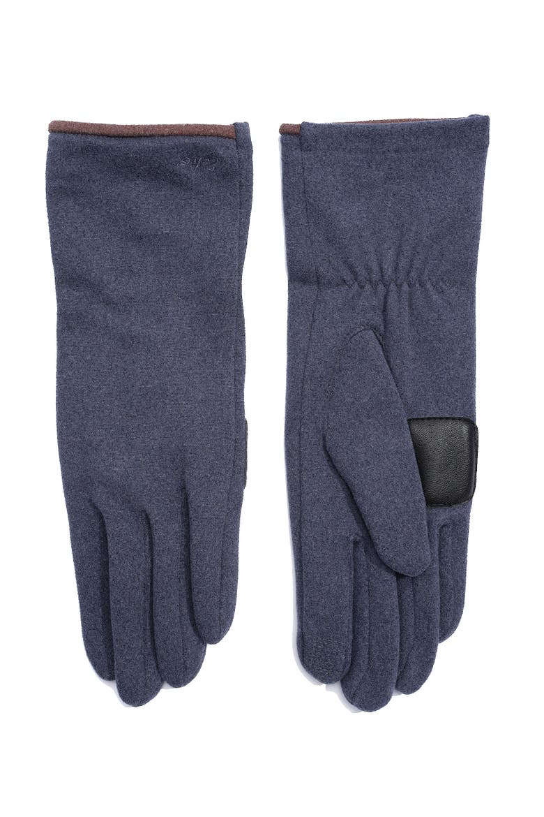 Comfort Stretch Long Touch Glove, Alternate, color, Denim Blue