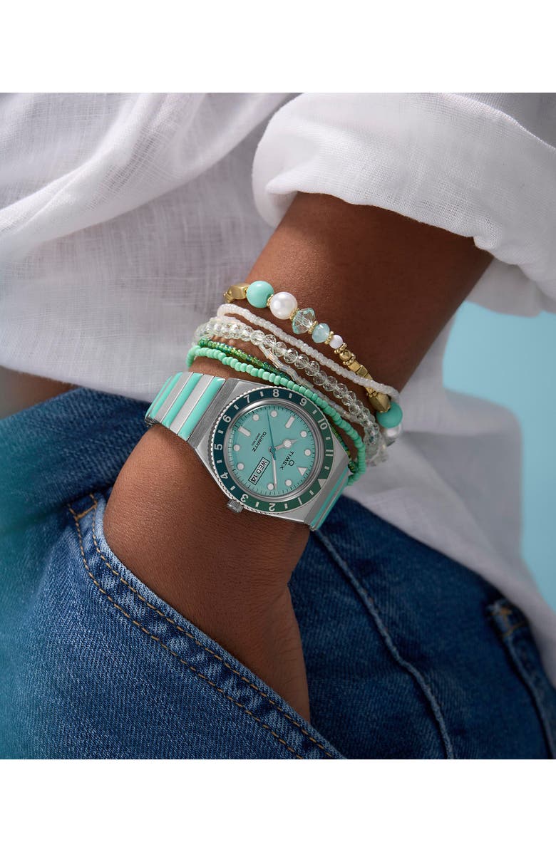 Timex<sup>®</sup> Q Timex Expansion Bracelet Watch, 36mm, Alternate, color,