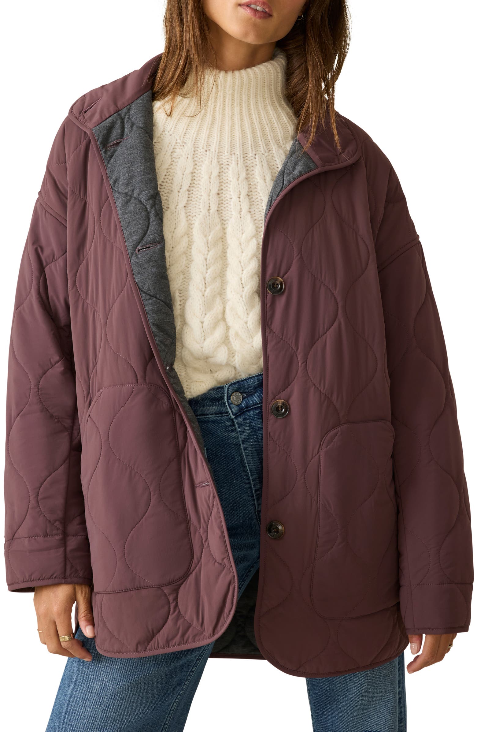 Faherty Horizon Series Quilted Jacket | Nordstromrack