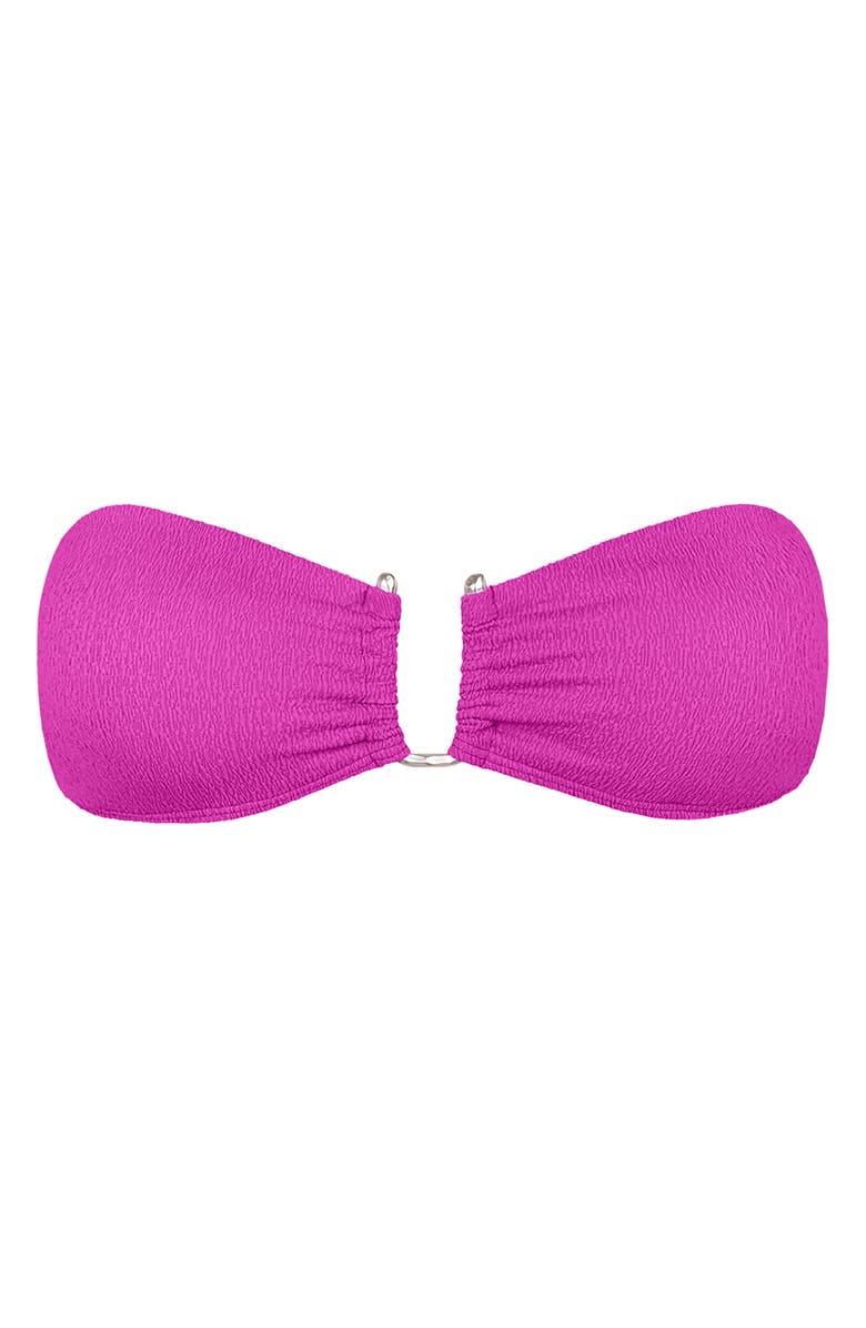 ViX Paula Hermanny Firenze Jill Bandeau Bikini Top, Alternate, color, Pink