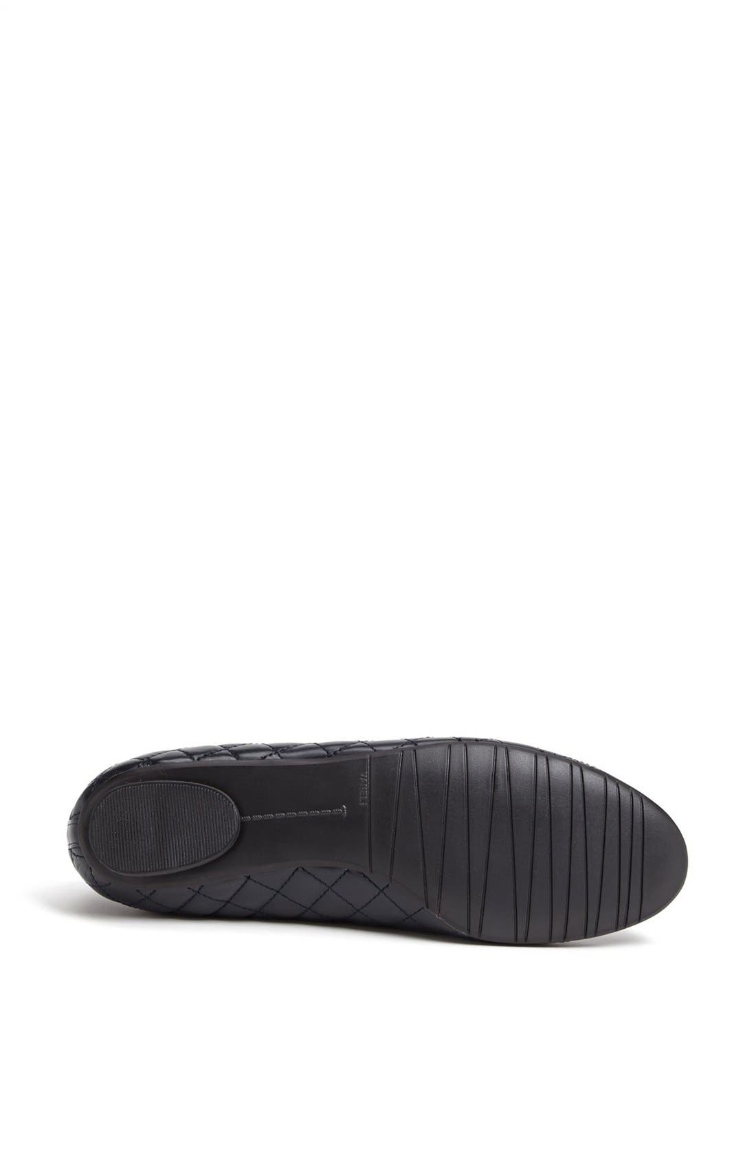 'Serene' Flat, Alternate, color, NAVY NAPPA/ PATENT