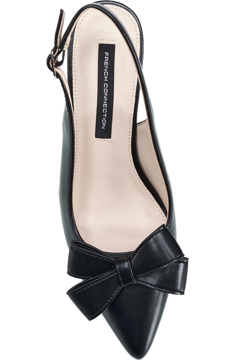 French Connection Brinton Oversized Bow Kitten Heel, Alternate, color,