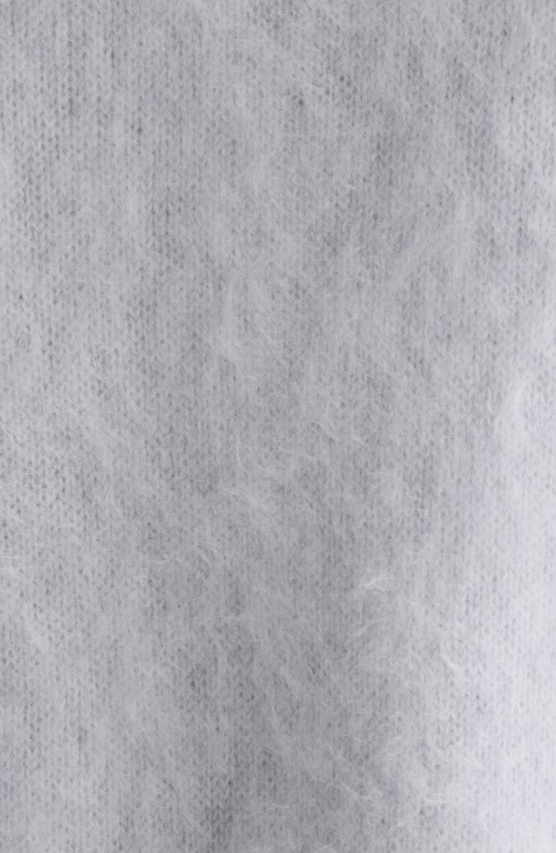 Acne Studios Brushed Cashmere Cardigan, Alternate, color, Light Grey Melange