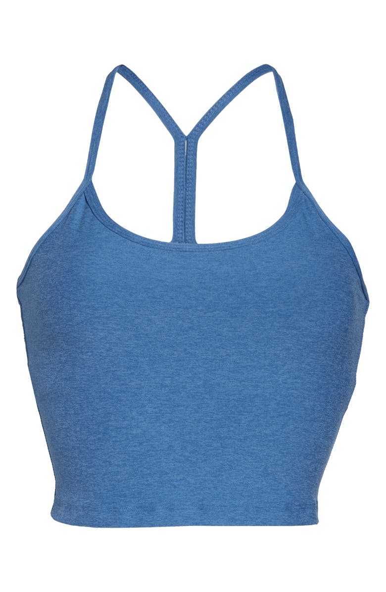 Beyond Yoga Space Dye Crop Tank, Alternate, color, Washed Denim