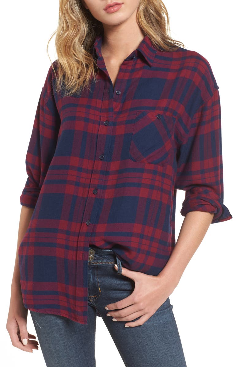 Rails Brennan Plaid Shirt, Main, color, 