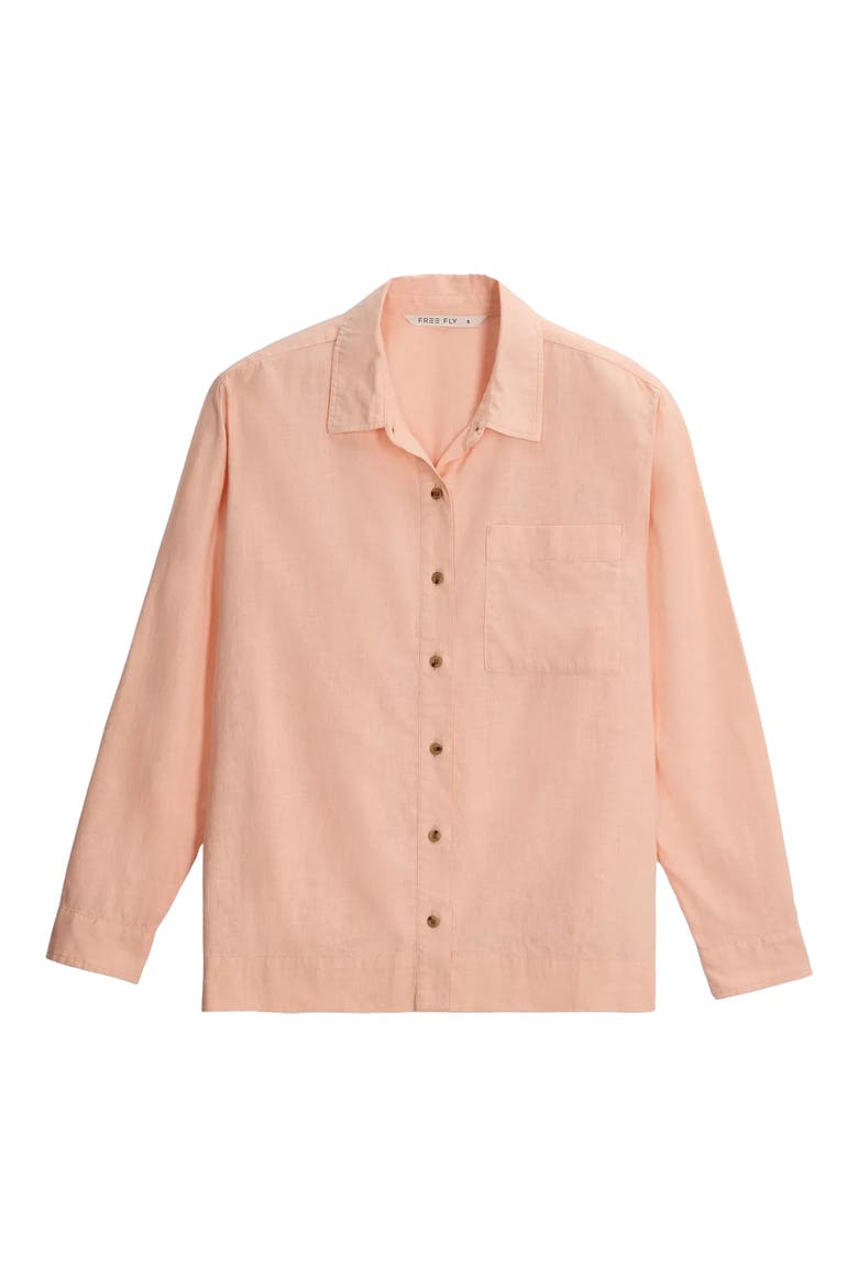 Sullivans Button-Up Shirt, Alternate, color, LIGHT CORAL