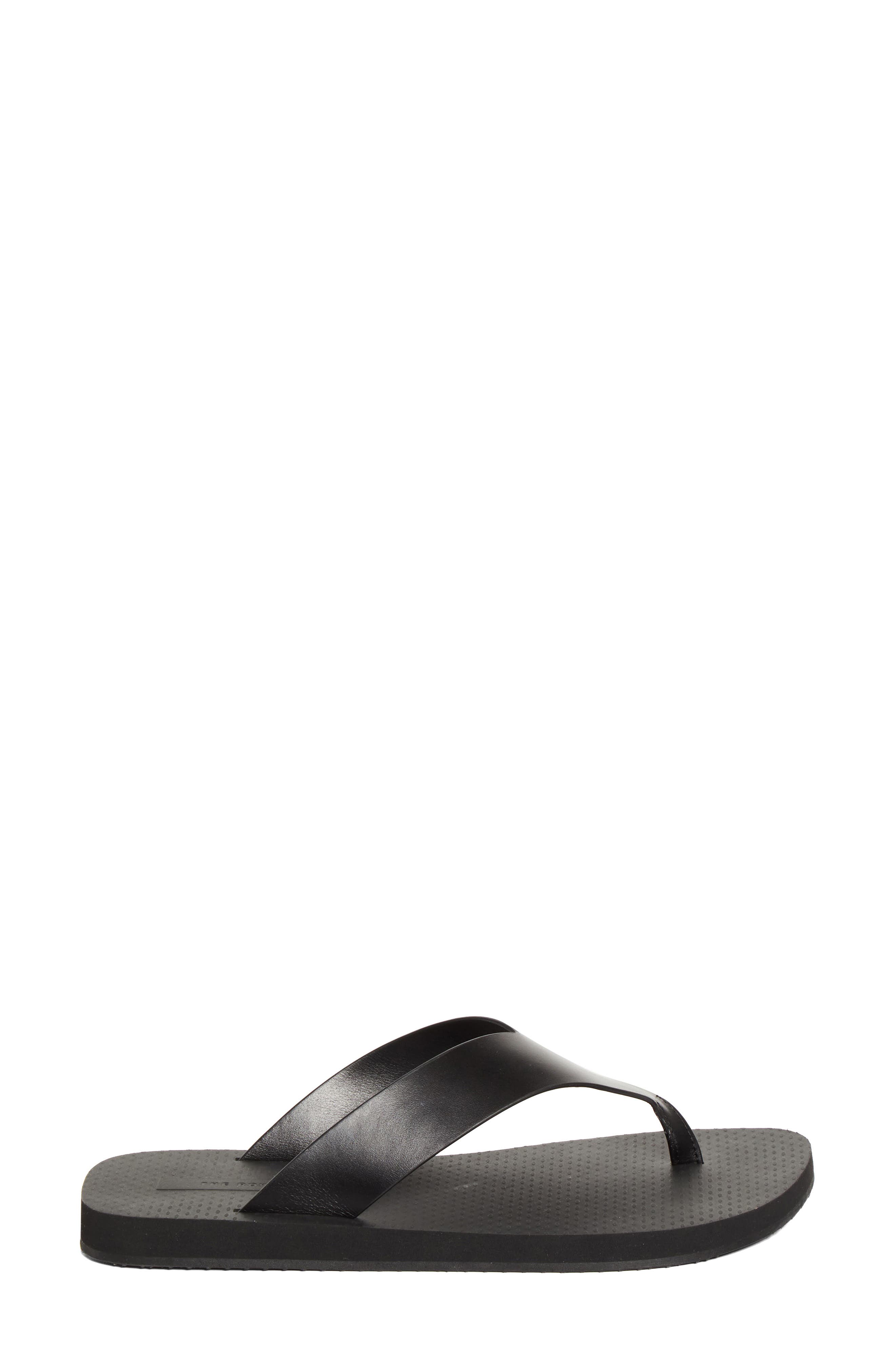 The Row Dune Classic Ginza Flip Flop, Alternate, color, Black