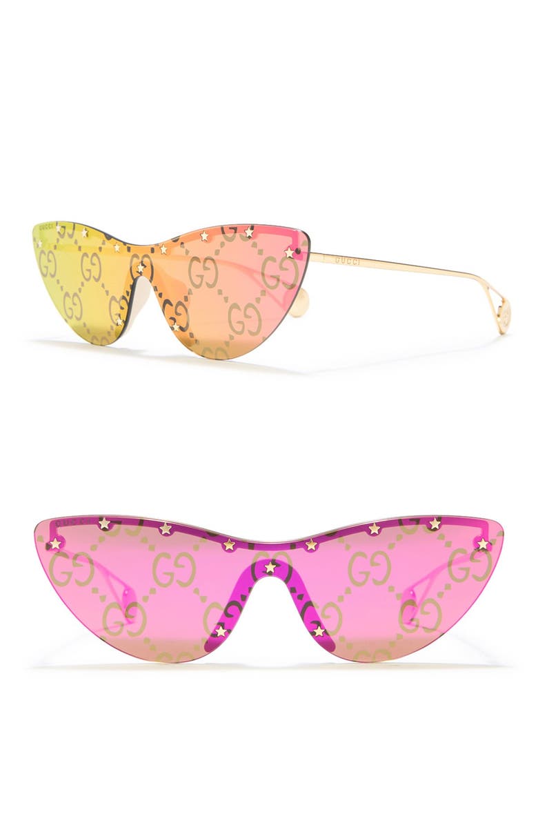 Gucci 99mm Cat Eye Sunglasses, Main, color,