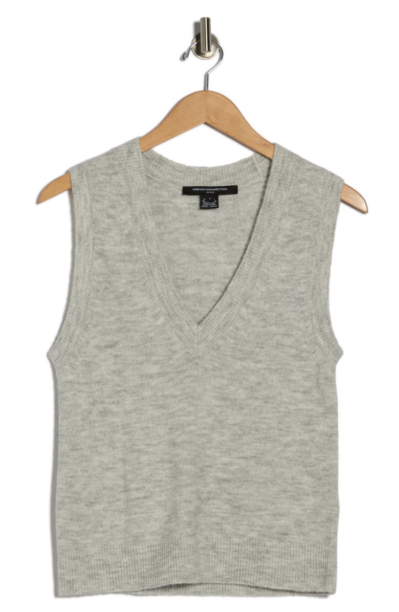 French Connection Morena Vest, Alternate, color, Dove Grey Mel