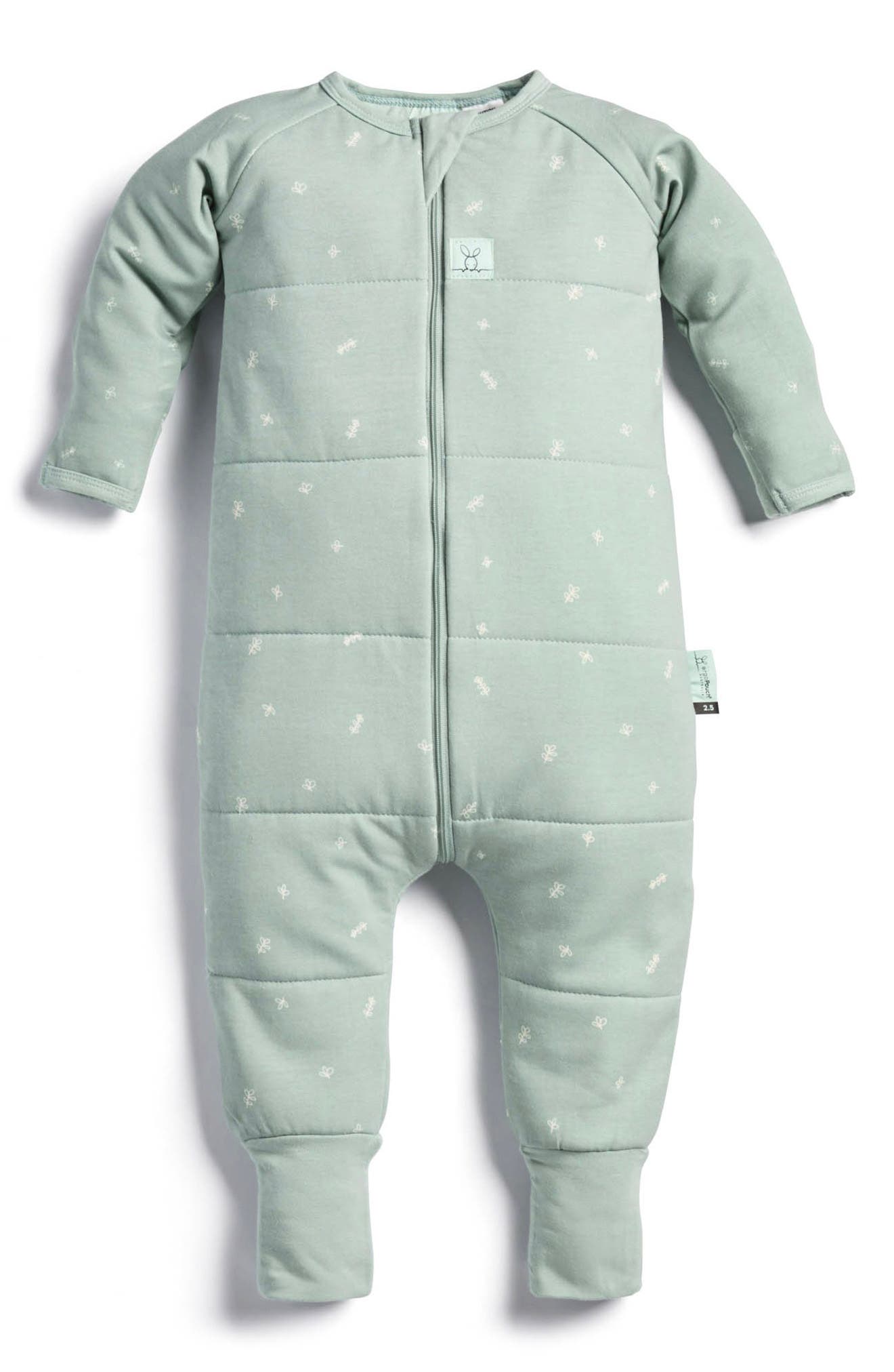 Ergopouch 2.5 Tog Tog One-piece Sleep Suit In Green