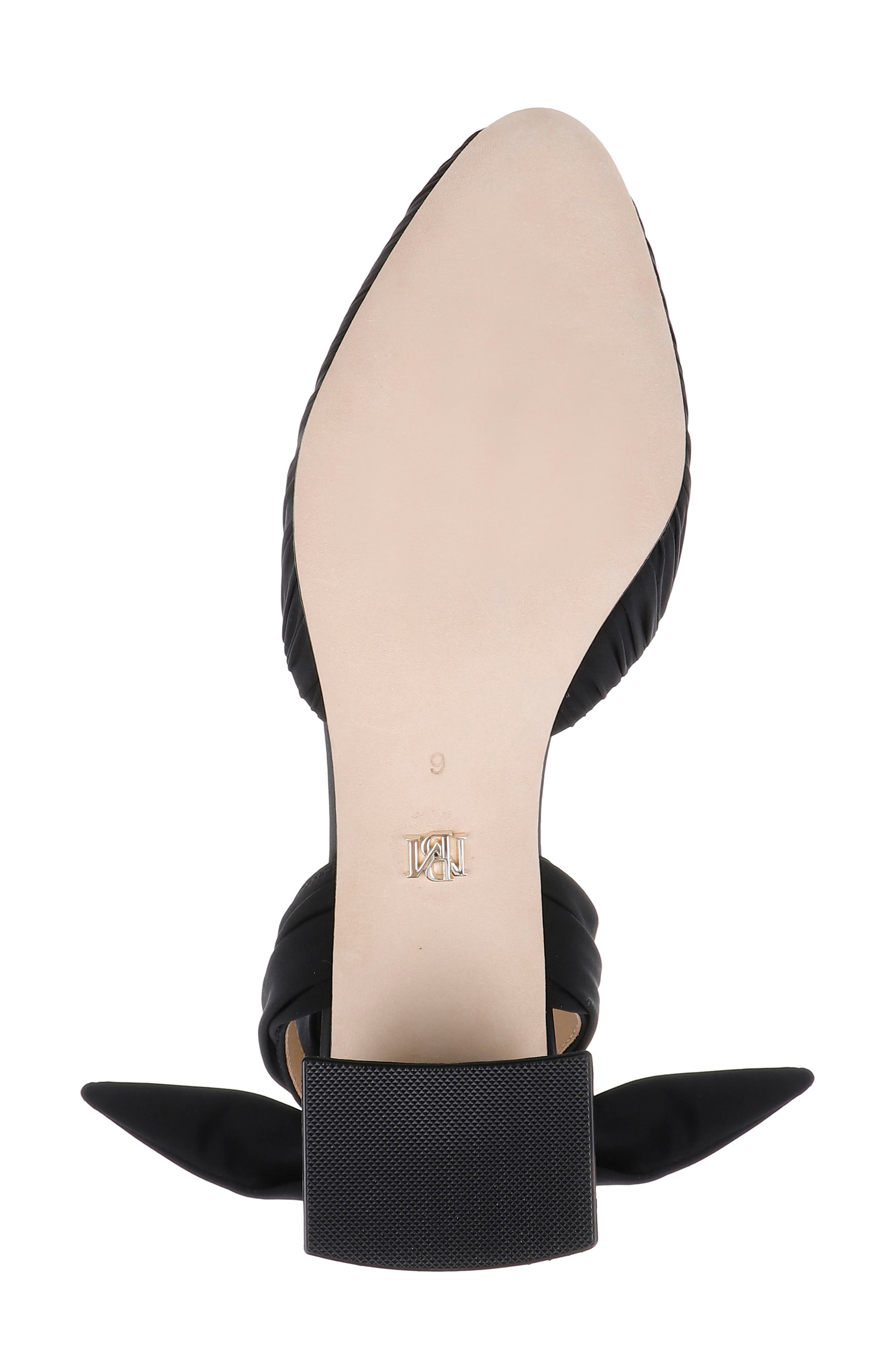 BADGLEY MISCHKA Ofelia Ankle Tie Pump, Alternate, color, Black Fabric
