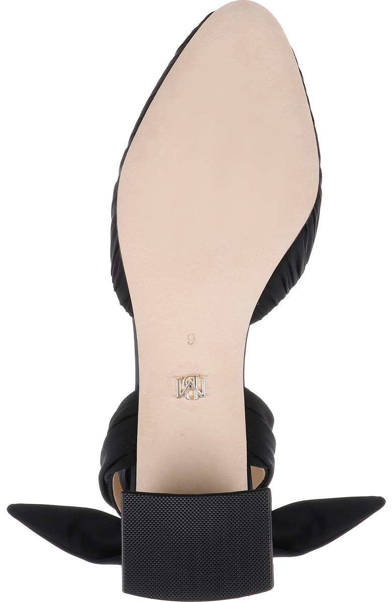 BADGLEY MISCHKA Ofelia Ankle Tie Pump, Alternate, color, Black Fabric