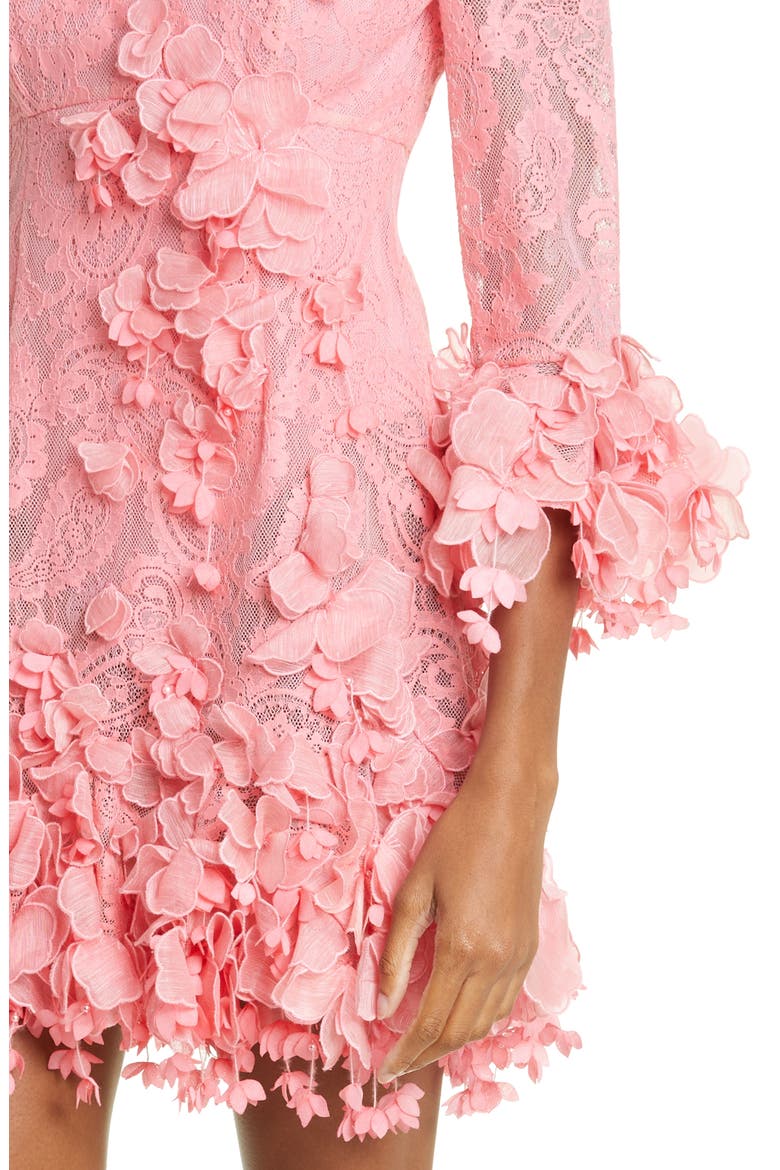 High Tide Lace Minidress, Alternate, color, GUAVA