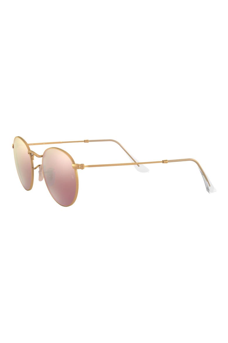 Icons 53mm Retro Sunglasses, Alternate, color, BROWN/ PINK