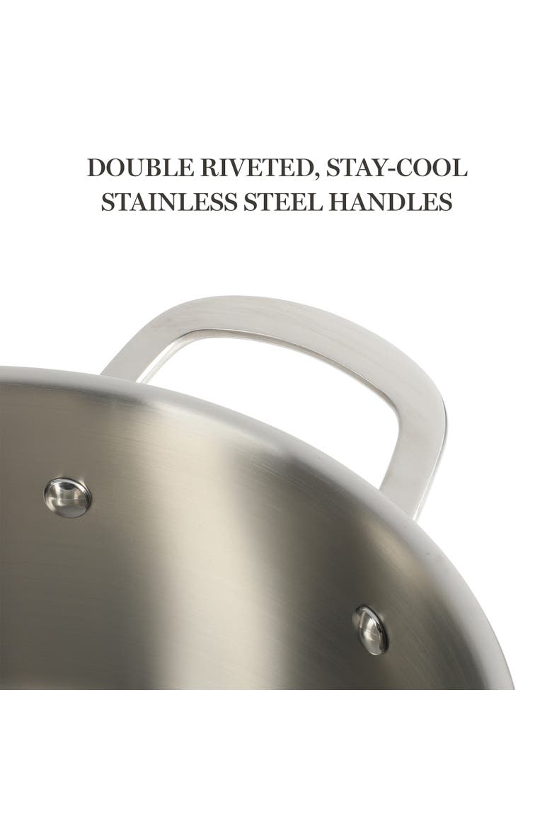 Catselle 5-Quart Stainless Steel Dutch Oven with Lid, Alternate, color, Stainless