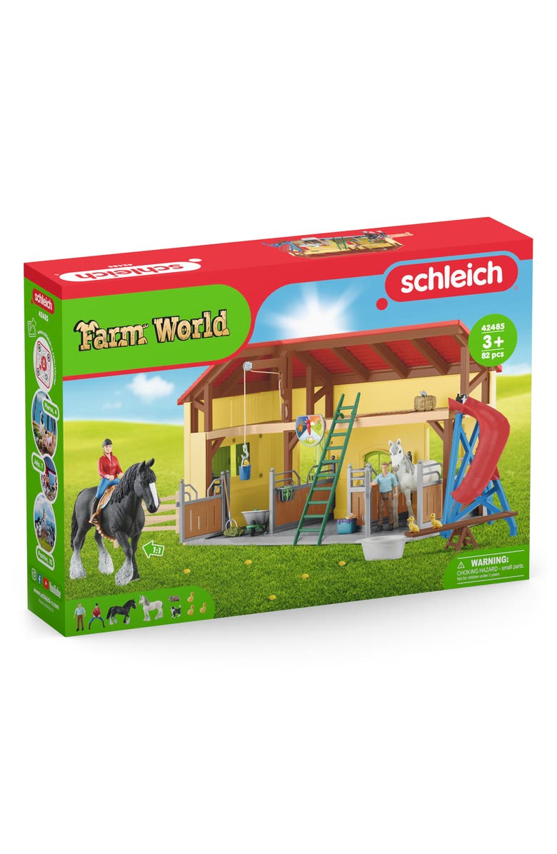 Schleich Farm World Horse Stable Playset, Alternate, color,