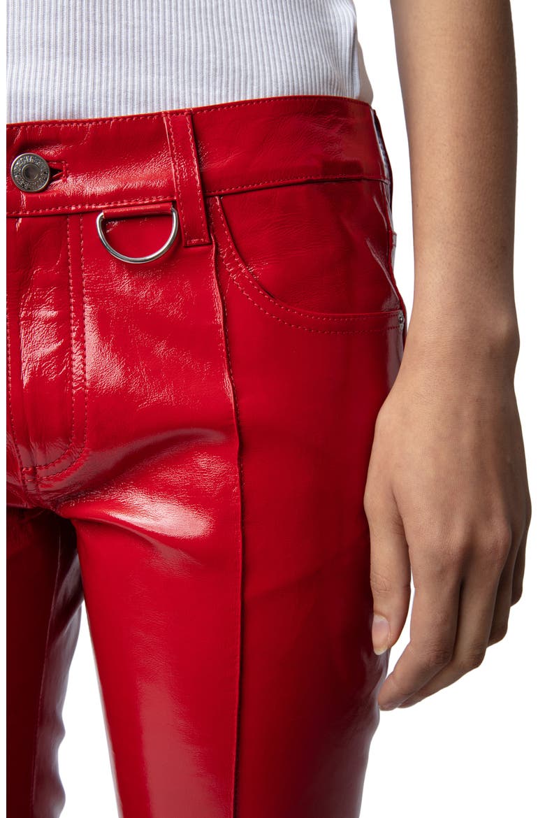 Peko Leather Pants, Alternate, color, JAPON