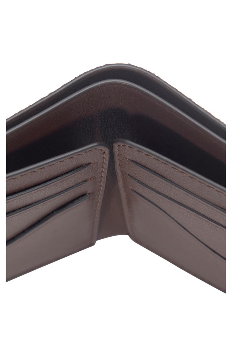 Vince Suede Bifold Wallet, Alternate, color, Chocolate