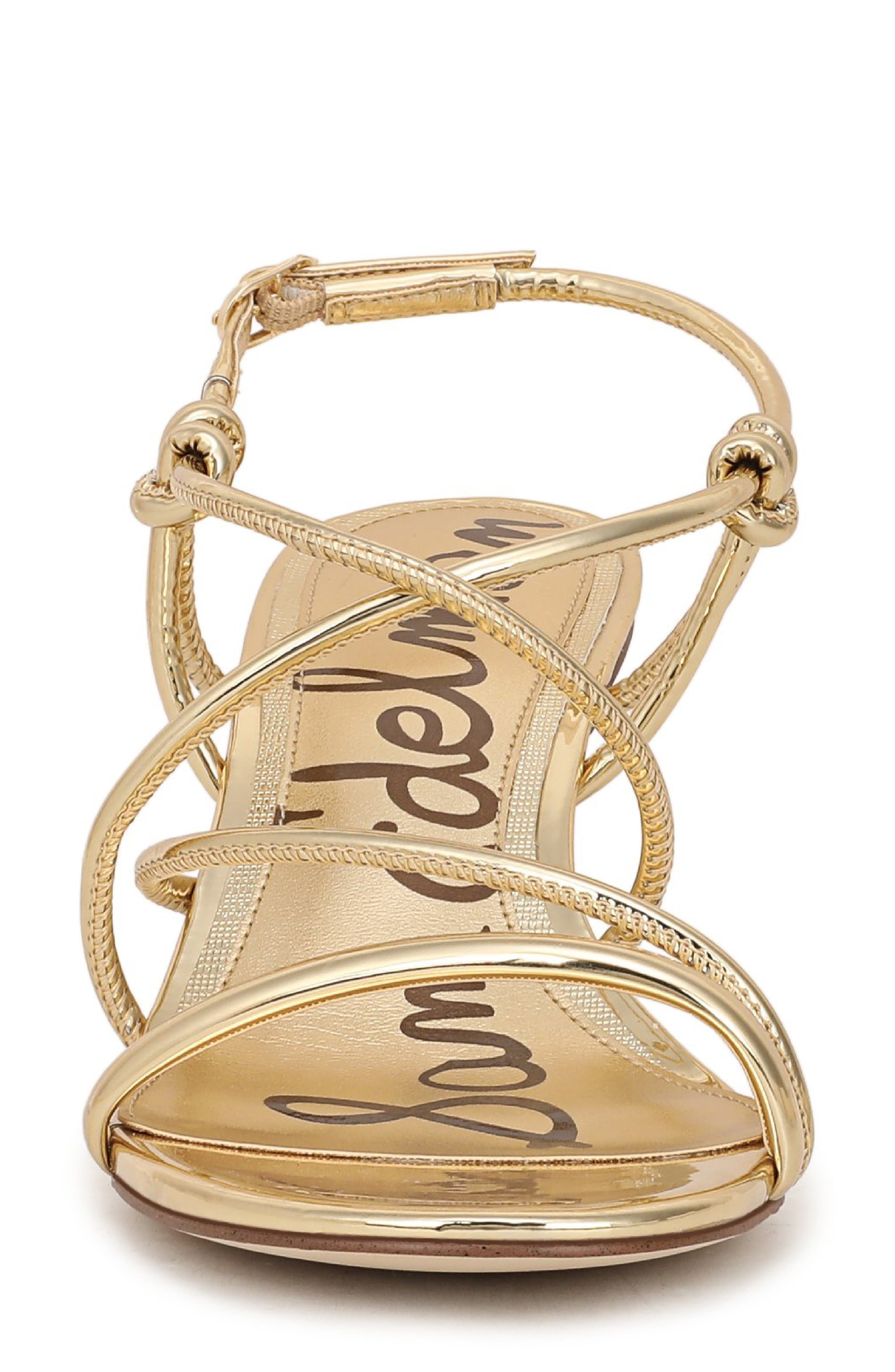 Sam Edelman Rianna Strappy Sandal, Alternate, color, Amber Gold Se