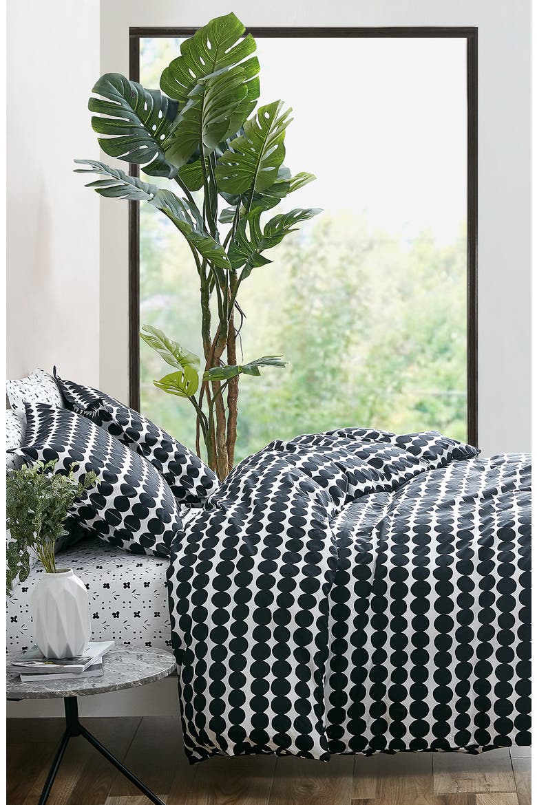 Rasymatto Comforter & Sham Set, Alternate, color, BLACK
